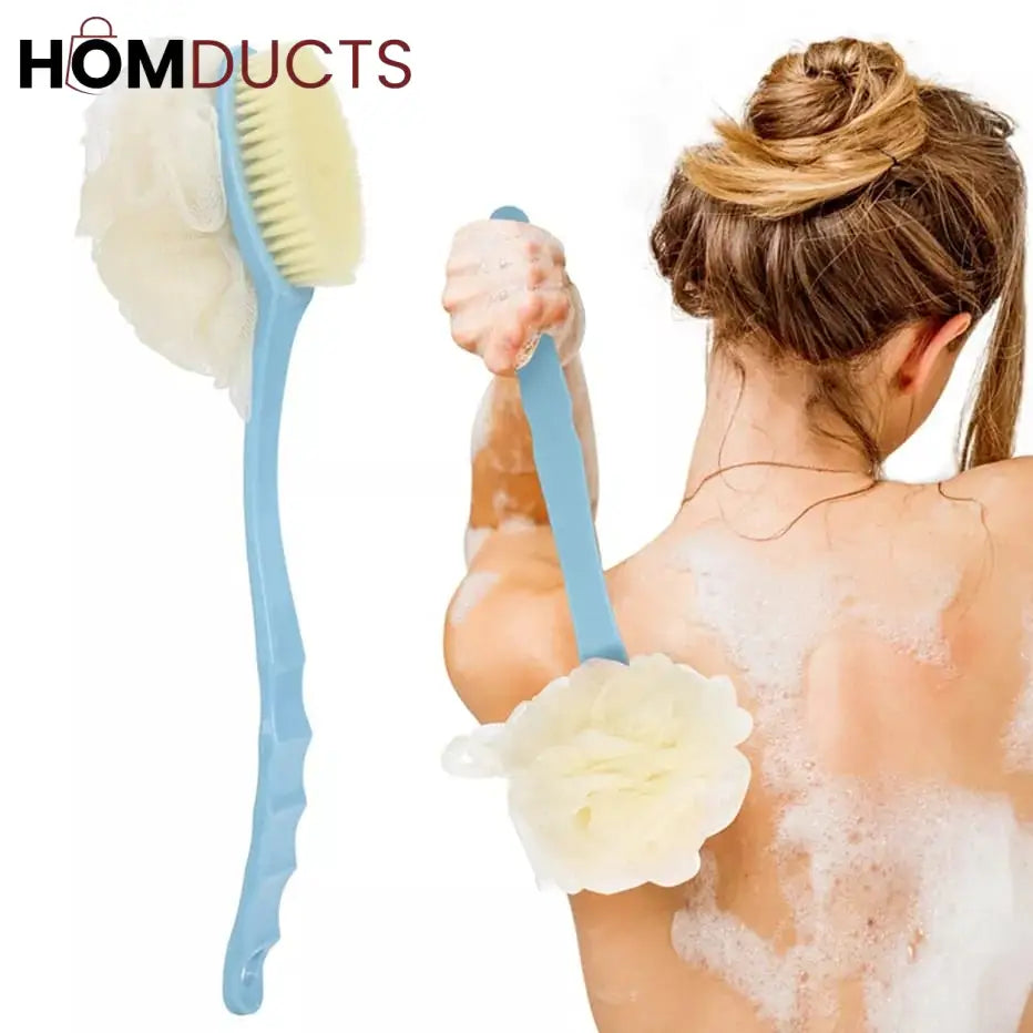 Long handle bath brush