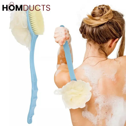 Long handle bath brush