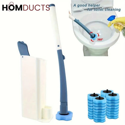 Long Handle Toilet Brush With Disposable Replacement