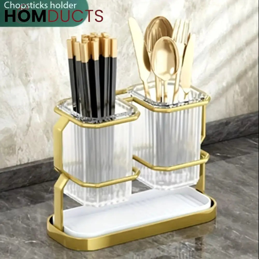 Luxury 2 Grid Cutlery Holder