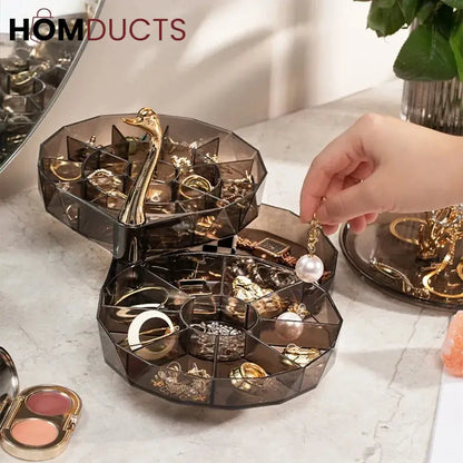 Luxury 3 Layer Swan Jewelery Organizer