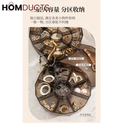 Luxury 3 Layer Swan Jewelery Organizer