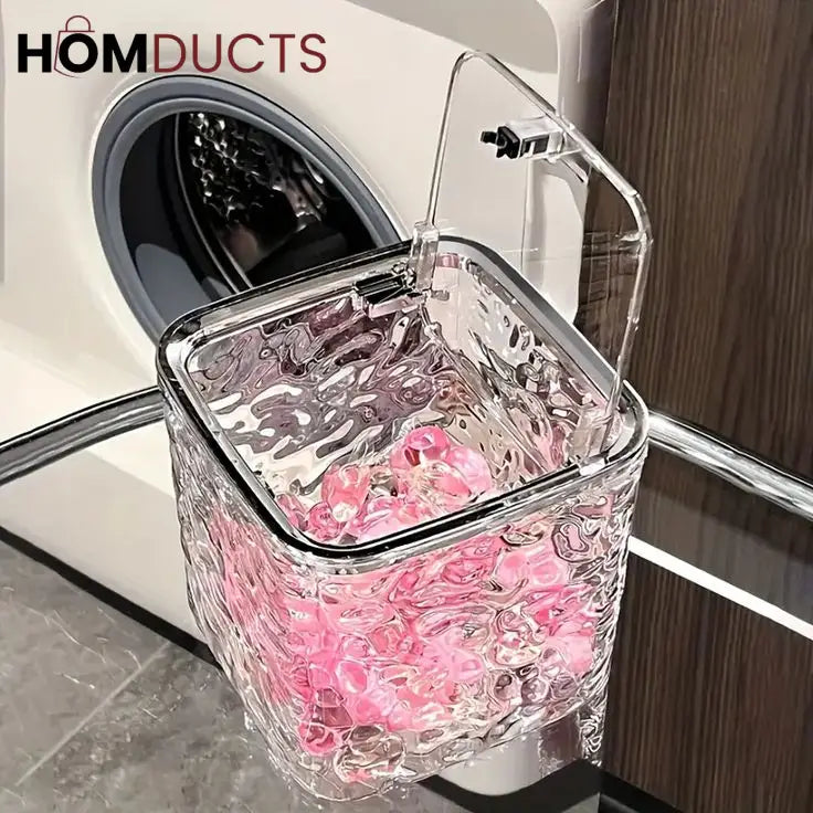 Luxury Clear Textured Tissue Storage Box with Lid – Elegant Acrylic Dispenser for Wet Wipes & Napkins