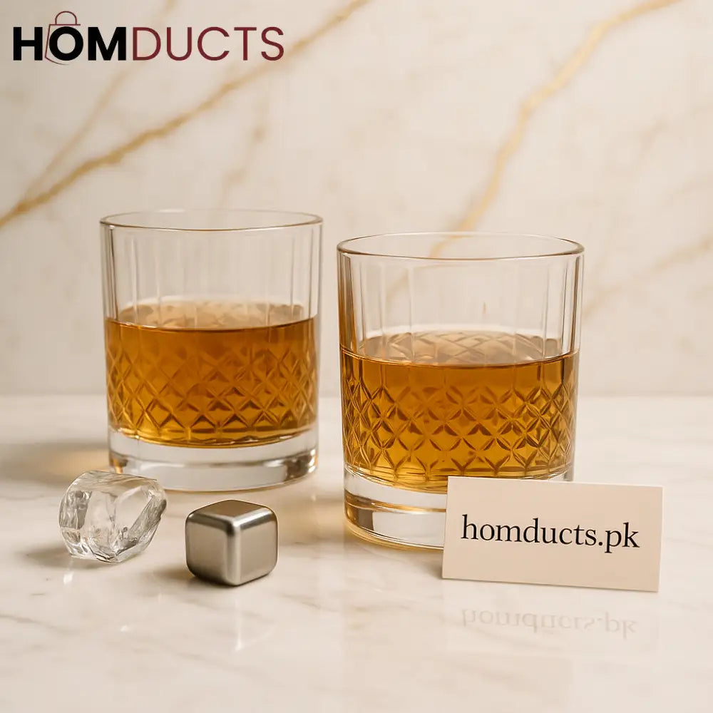 Luxury Crystal Glass Set – 6 Pcs, 315ml