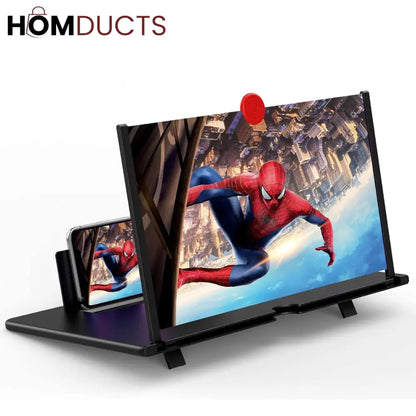 Luxury HD Smartphone Screen Magnifier – Portable 3D Phone Projector Stand
