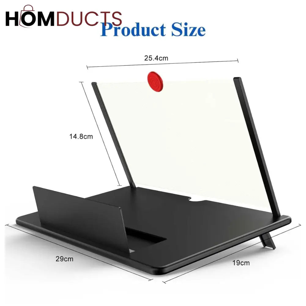 Luxury HD Smartphone Screen Magnifier – Portable 3D Phone Projector Stand