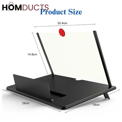 Luxury HD Smartphone Screen Magnifier – Portable 3D Phone Projector Stand