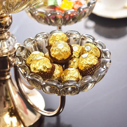 Luxury Rotating Fruit And Dry Fruit Dish