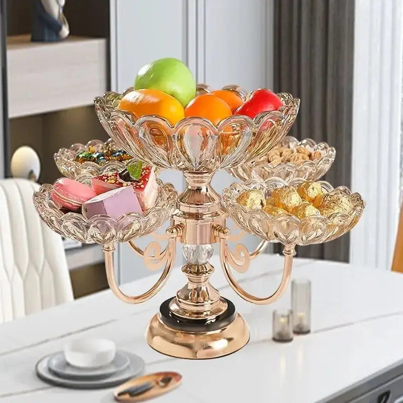 Luxury Rotating Fruit And Dry Fruit Dish