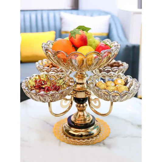 Luxury Rotating Fruit And Dry Fruit Dish