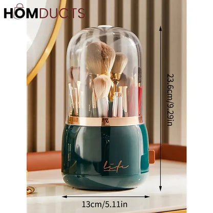 Luxury Rotating Makeup Brush Organiser