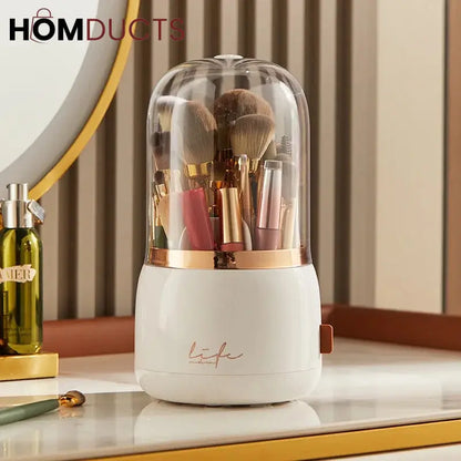 Luxury Rotating Makeup Brush Organiser