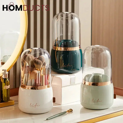 Luxury Rotating Makeup Brush Organiser