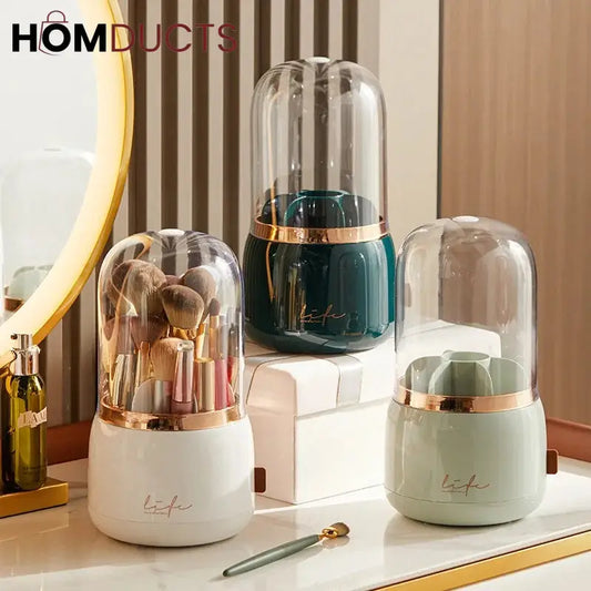 Luxury Rotating Makeup Brush Organiser