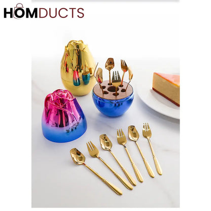 Luxury Tableware Fork And Spoon Set