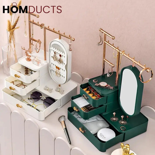 Luxury Vintage Jewelry And Cosmetic Organizer