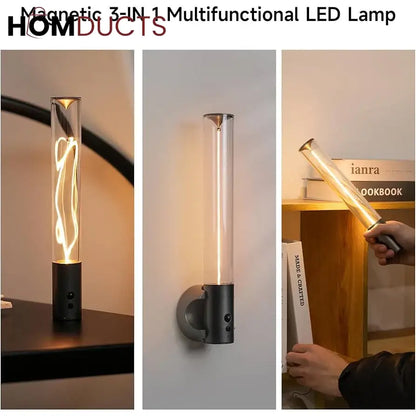 Magnetic Cordless LED Light - Touch-Activated, Wall-Mounted Decor