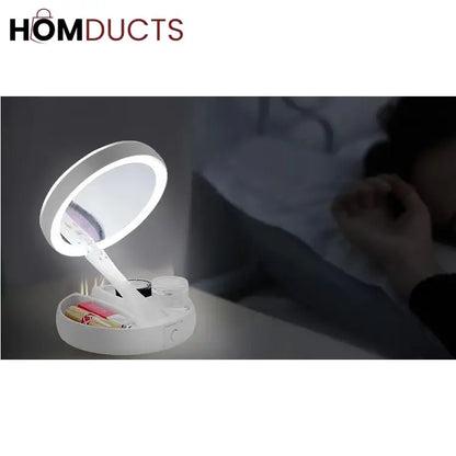 Magnifying Table Top Led Mirror