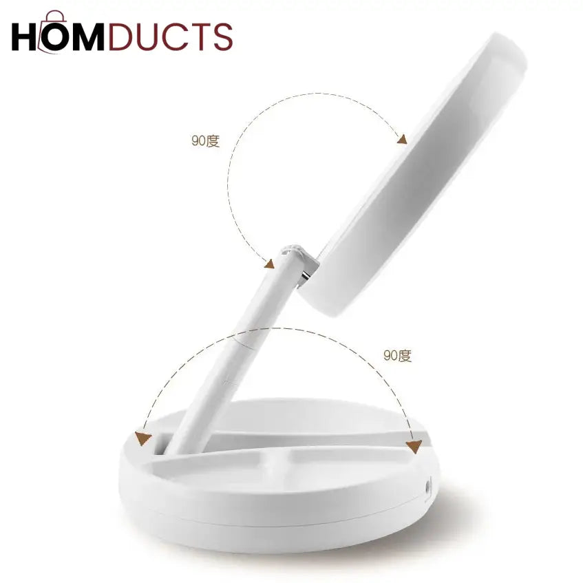 Magnifying Table Top Led Mirror