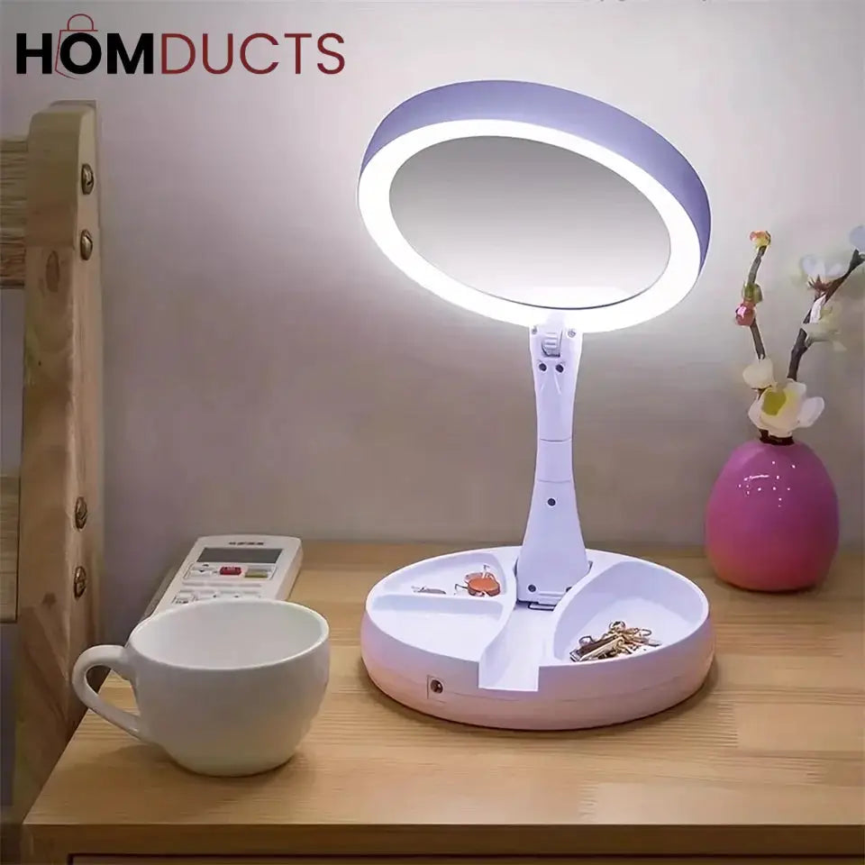 Magnifying Table Top Led Mirror