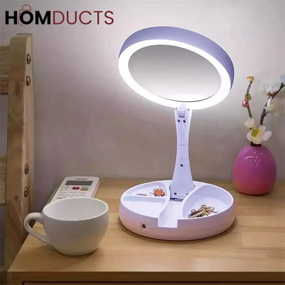 Magnifying Table Top Led Mirror