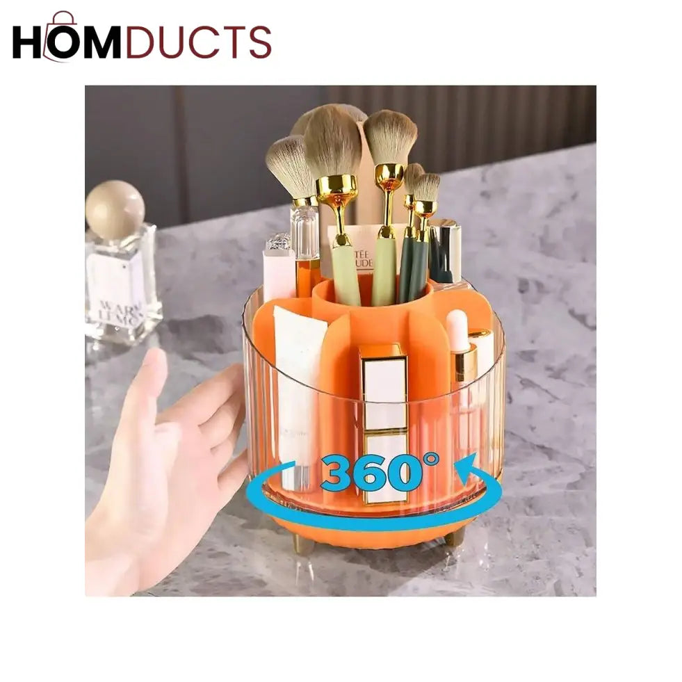 Makeup Brush Organiser With Dustproof Cover