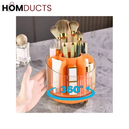Makeup Brush Organiser With Dustproof Cover