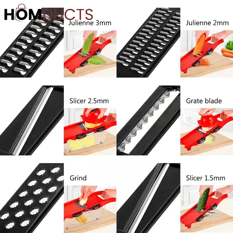 Mandoline 6in1 Vegetable Grater