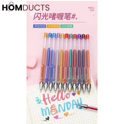 Metallic Ink Pen Set (6pcs)