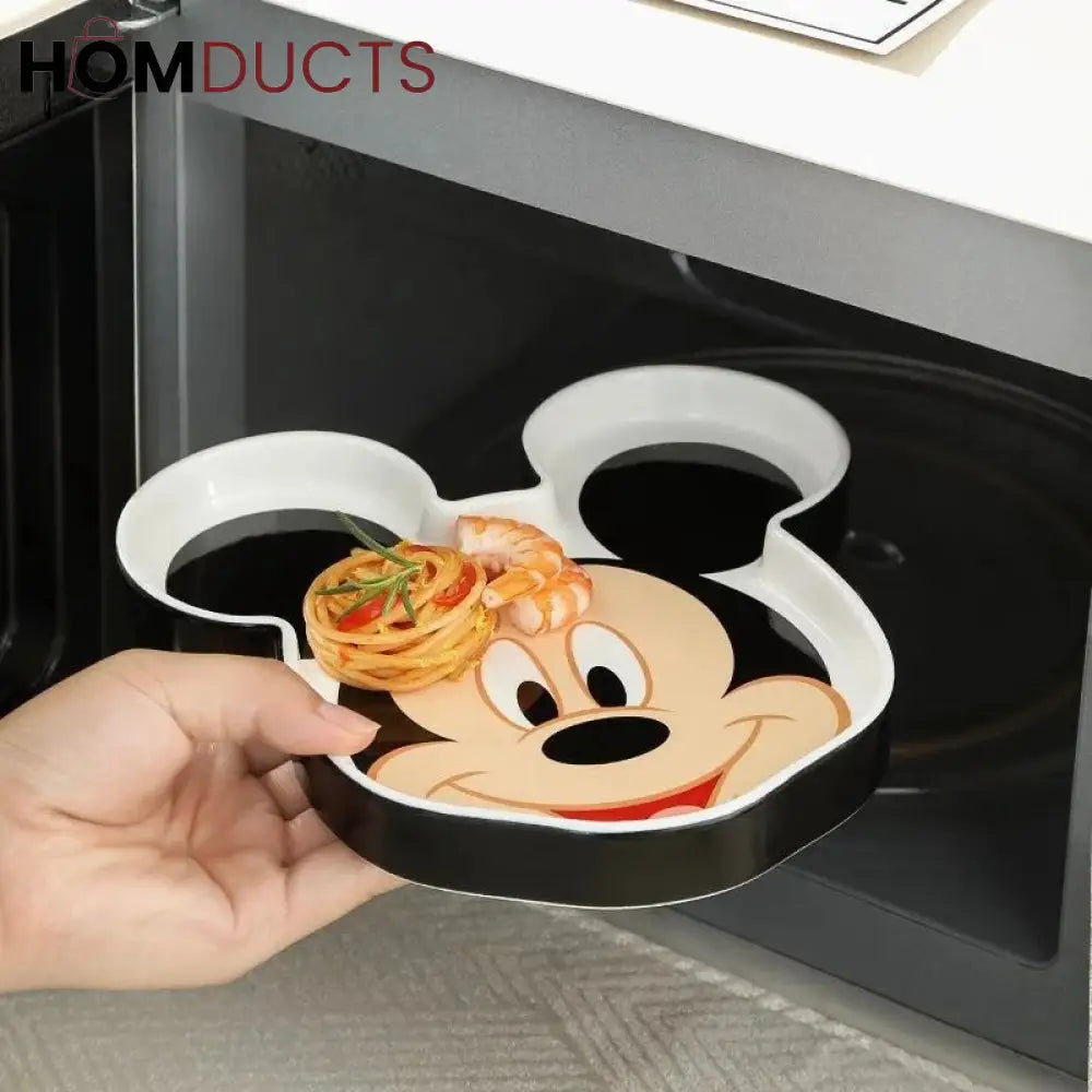 Mickey & Minnie Mouse Ceramic Tray - Cute & Heat-Resistant | Disney Kitchen Decor