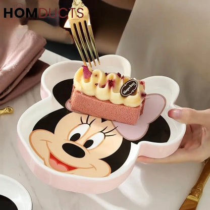 Mickey & Minnie Mouse Ceramic Tray - Cute & Heat-Resistant | Disney Kitchen Decor