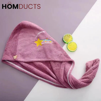 Microfiber Hair Drying Towel Wrap – Quick-Dry, Soft & Lightweight Turban for Women