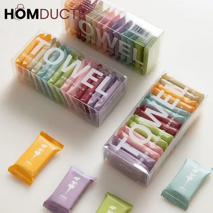 Mini Compressed Magic Towels – Portable Expanding Disposable Face Towels for Travel, Camping & Skincare