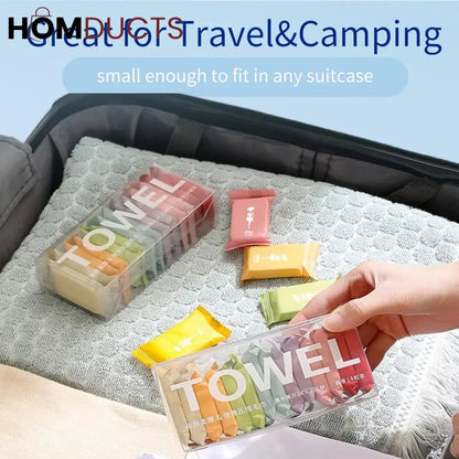 Mini Compressed Magic Towels – Portable Expanding Disposable Face Towels for Travel, Camping & Skincare