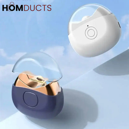 Mini Electric Nail Trimmer & Polisher with Light - Low Noise, Portable Nail Clippers for Babies, Adults, and Professional Manicure