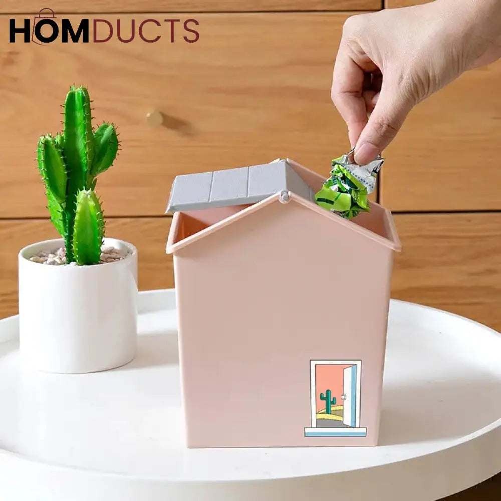 Mini House Shape Trashbin