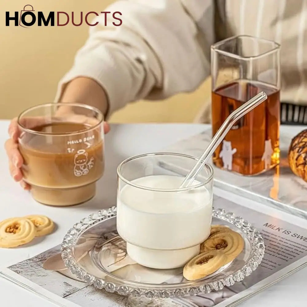 Minimalist Brew & Dessert Glass - 400ml | Perfect for Coffee, Tea & Sweets