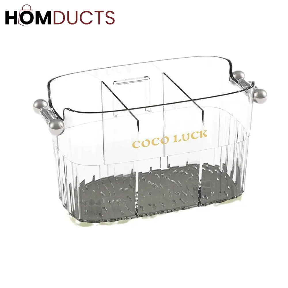 Minimalist Multifunctional Cutlery Holder with Draining Feature