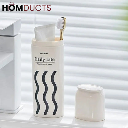 Minimalist Toothbrush & Utensil Holder – Daily Life Kitchen & Bathroom Organizer