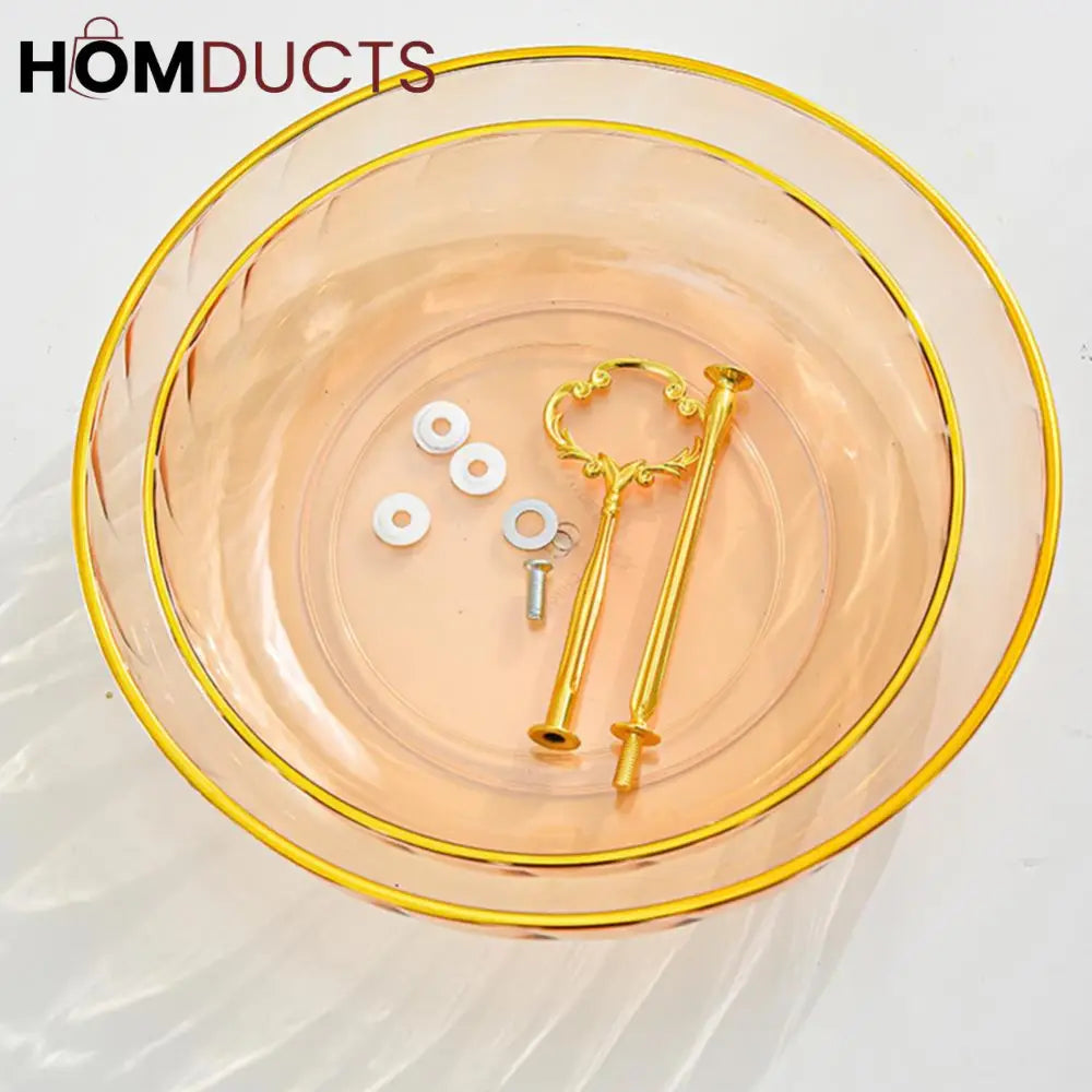 Modern 2 Tier Acrylic Stand