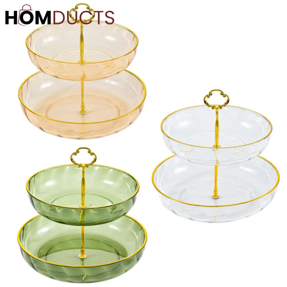 Modern 2 Tier Acrylic Stand