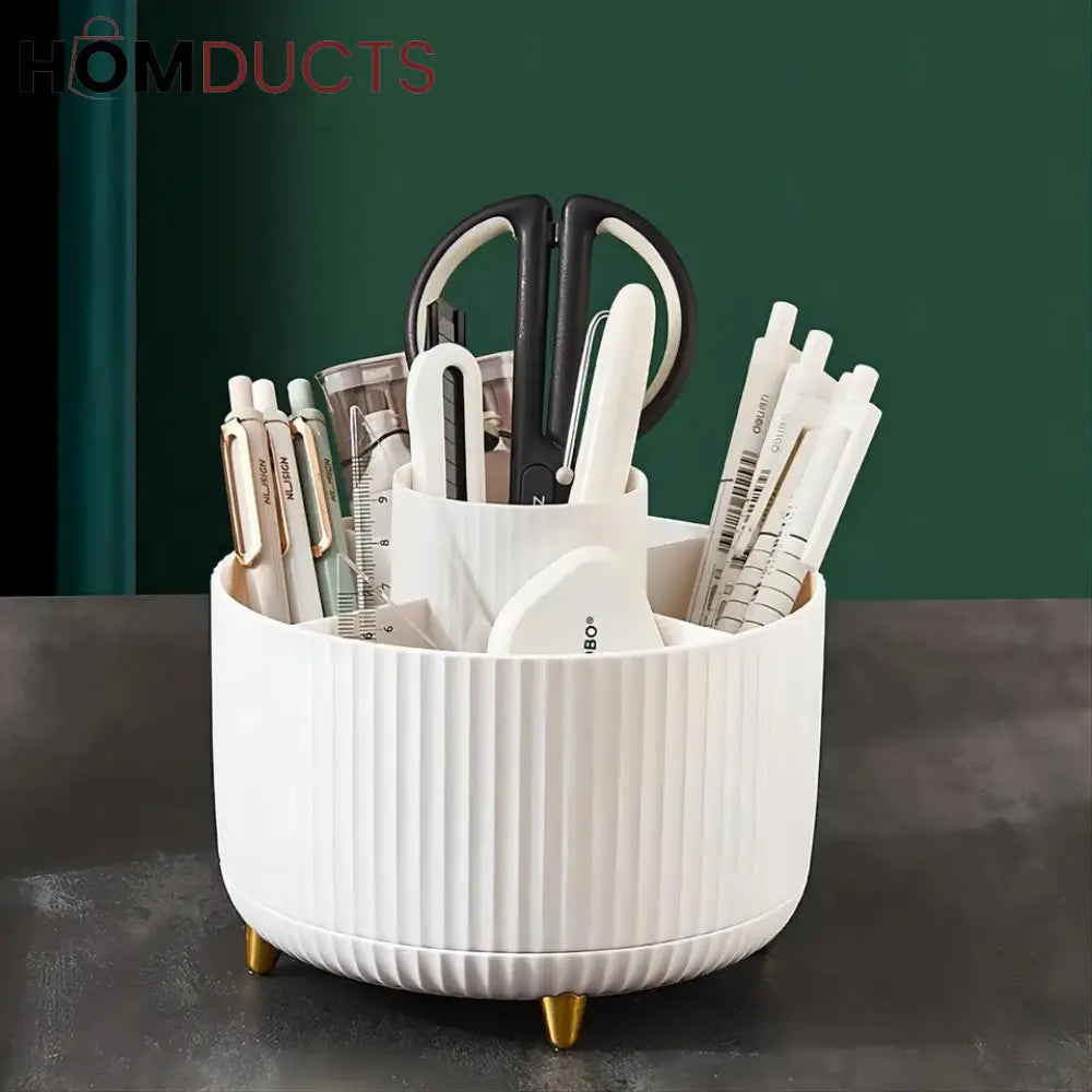 Modern Rotating Cosmetic Brush Organiser