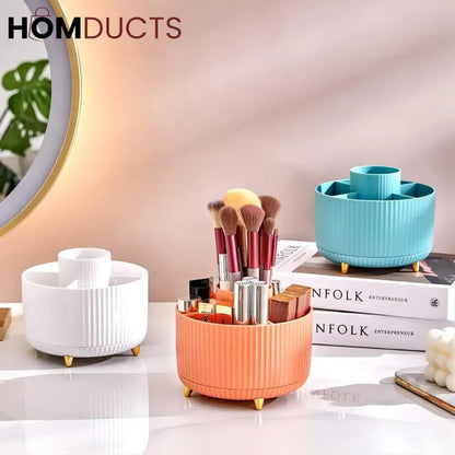 Modern Rotating Cosmetic Brush Organiser