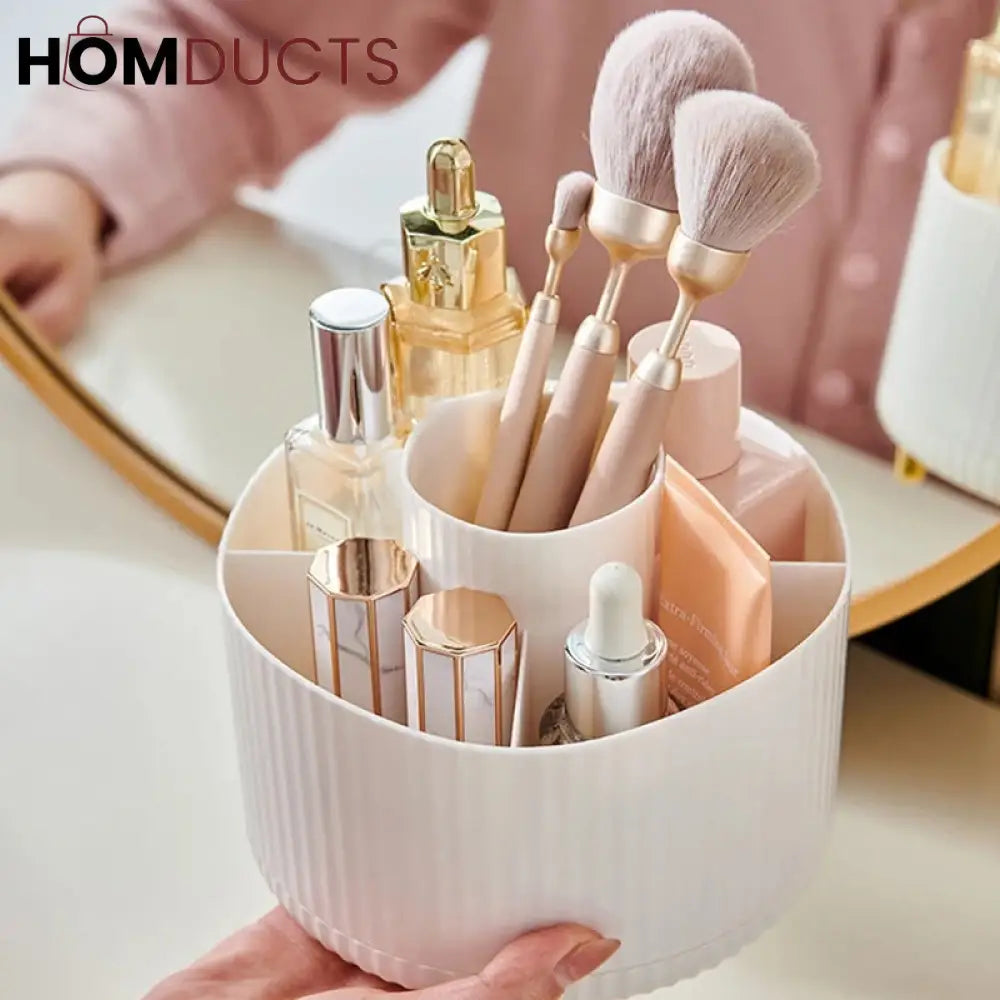 Modern Rotating Cosmetic Brush Organiser