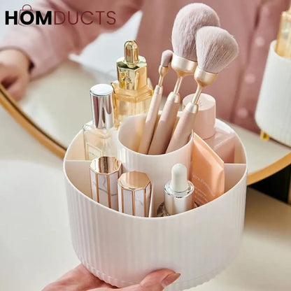 Modern Rotating Cosmetic Brush Organiser