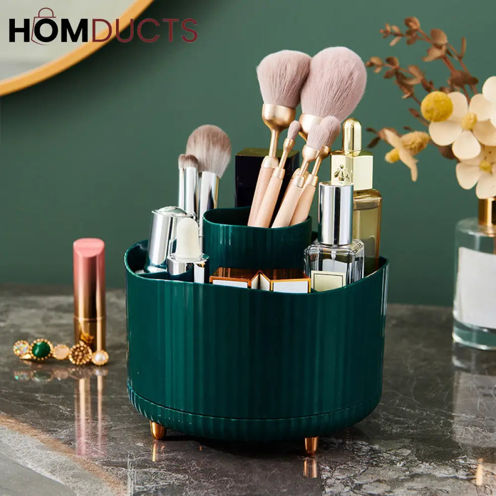 Modern Rotating Cosmetic Brush Organiser