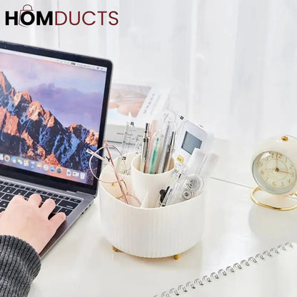 Modern Rotating Cosmetic Brush Organiser