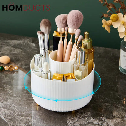 Modern Rotating Cosmetic Brush Organiser