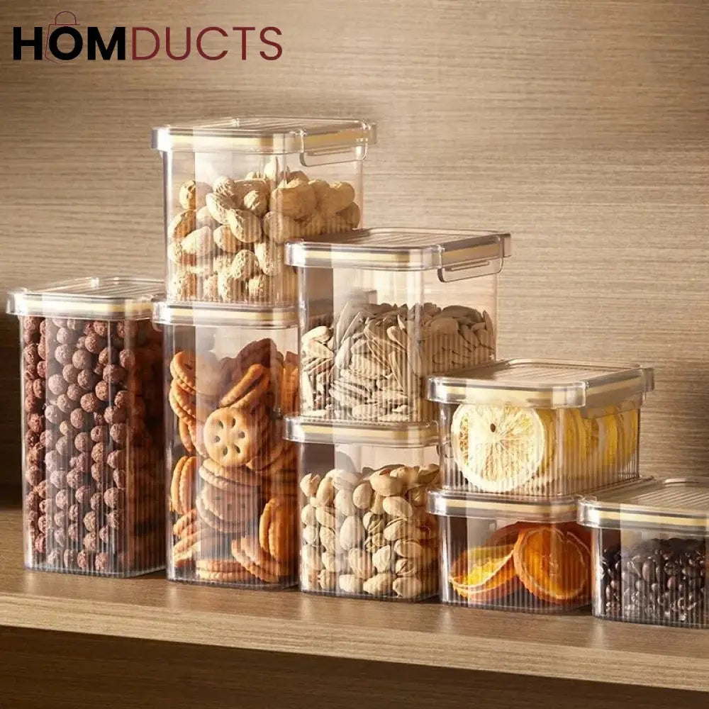 Moisture Proof Airtight Food Container Set (4pcs)