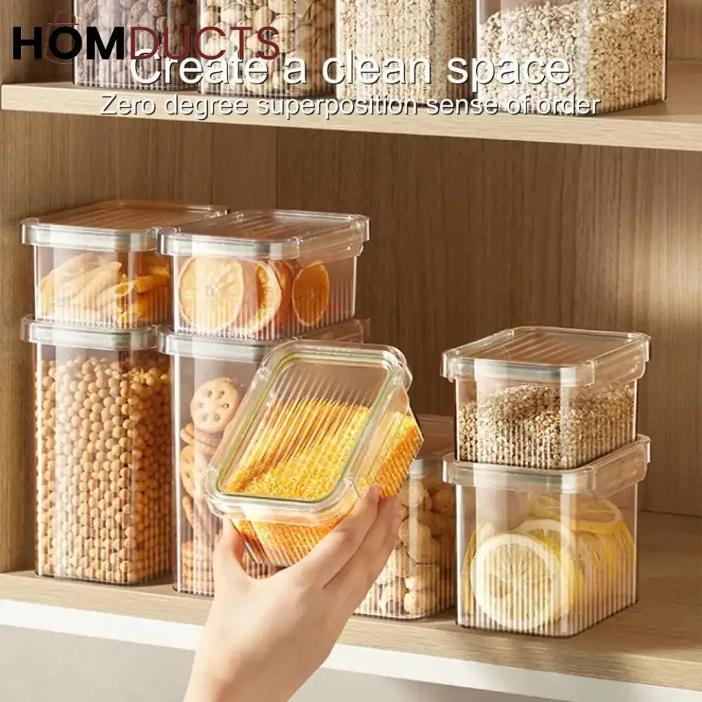 Moisture Proof Airtight Food Container Set (4pcs)